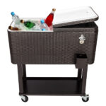 Same Code 16526367 80QT Rattan Square Legs Cooler with Shelf - Image 30