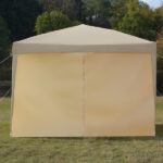 3 x 3m Two Doors & Two Windows Practical Waterproof Right-Angle Folding Tent Khaki - Image 29
