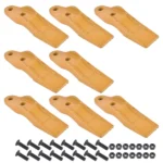 8 Pack Bucket Uni-Teeth with Hardware 1324720 Fit for Caterpillar Skid Steers 247 257 - Image 4