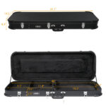 Replace 13198066 Electric Guitar Square Hard Case with Protective Sleeve Fits ST TL Burning fire 170 Style Electric Guitar Blac - Image 6