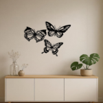 CIFbuy™ Graceful Insect Metal Wall Accents 3 pcs Featuring Black Dragonfly Hummingbird Butterfly Designs Delicate Hanging Wall Decoration for Gardens (TikTok/temu self-pickup orders) - Image 4