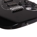 [Do Not Sell on Amazon] GST Stylish Electric Guitar Kit with Black Pickguard Black - Image 12