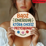 CIFbuy Vintage 2D Round Aluminum Sign 8x8 Inch, Attracting The Energy You Desire Plaque, Positive Energy Decor For Office Bedroom Livin TikTok, TikTok, Self-pickup Logiopics - Image 5