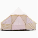 5-8 Person Luxury Glamping Bell Tent, Waterproof Oxford Outdoor Camping Hotel Tent