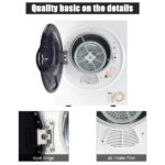[Same code: 42752732] Do not sell on Amazon GYM25-78 Compact Portable Household clothes Dryer 1.6cuft with Stainless Steel Drum Black and White 120V MECHANICAL Control ETL Certification - Image 23
