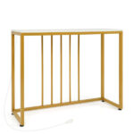 39" Console Table with Built-in Charging Station, Narrow Entryway Table with USB & Type-C Ports - Image 3