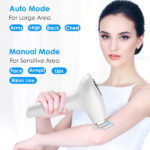 3 In 1 Ice Cooling Laser Hair Removal Painless Permanent At-Home IPL Hair Removal with 999,999 Flashes 9 Energy Levels 2 Flash Modes for Armpits Legs Arms Bikini Line - Image 8