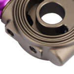 13 Row Universal Oil Cooler Kit 10 AN Transmission w/Thermostatic Adapter Black - Image 3