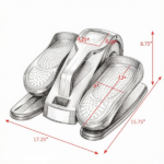 Under Desk Elliptical Machine | Powered Leg Exerciser, Adjustable Speed, Remote & LCD Display for Home Office - Image 7