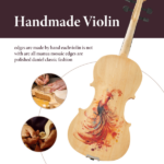 Professional 4/4 Full-Size Violin - Premium Sound, Durable & Lightweight Design with Complete Accessories, Exquisite Handcrafted Finish, Ideal Unique Gift for Musicians - Image 5