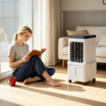 3 IN 1 Portable Air Conditioners, Swamp Cooler with Detachable Water Tank, 4 Ice Packs, 15H Timer, 75° Oscillation, Remote, 3 Speeds, Evaporative Cooler for Bedroom, Office - Image 12