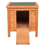 20-inch removable roof, waterproof, green asphalt roof, cedar wood, wooden chicken and rabbit cage - Image 12