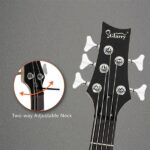 [Do Not Sell on Amazon] GIB Electric 5 String Bass Guitar Full Size Bag Strap Pick Connector Wrench Tool Burlywood - Image 22