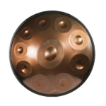 10 Notes Gold Solid Color Handpan Drum Steel Percussion Instrument