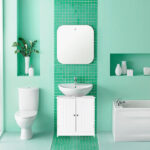 Storage Furniture Bathroom Sink Cabinet White - Image 3
