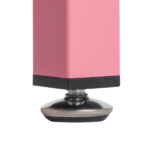 Nail Desk Folding Table, Pink MDF Manicure Station w/ 2 Drawers & 1 Door Cabinet for Nail Art Salon Home Beauty - Image 7
