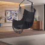 Pillow Tassel Hanging Chair Gray - Image 21
