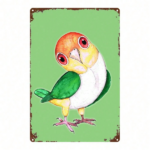 CIFbuy 1pc White-Bellied Caique Fish Metal Wall Sign, 8x12 Inch Marine-Themed Iron Wall Art For Bathroom Bedroom Man Cave Kitchen, Uniq TikTok, TikTok, ron Wall Art For Bathroom Bedroom Man Cave Kitchen Self-pickup Logiopics - Image 7