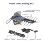 TA-102Y 360-Degree Rotation UV Dual Bands 28-36dB Outdoor Antenna Dovetail Guide without Stand - Image 22