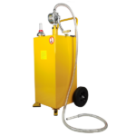 30 Gallon Gas Caddy Tank Storage Drum Gasoline Diesel Fuel Transfer Bright Yellow JGC30 RAL1003 - Image 2