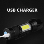 2 Pack USB Rechargeable Small LED Flashlights Camping Flashlight Work Light (US Logistics For USPS/DHL/Fedex/UPS. No designated logistics accepted TK/TMEU only For self-pickup - Image 5