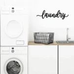 CIFbuy Metal Baked Paint Laundry Sign Wall Art Modern Laundry Room Decor (TikTok, temu pickup) - Image 2