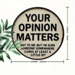 CIFbuy Sarcastic Vintage|Round Metal Tin Sign,1PC 2D Flat Printed Funny Rustic Iron Plaque,Waterproof Durable Your Little Gear Matters TikTok, TikTok, ers Self-pickup Logiopics - Image 2