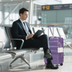 3 in 1 20"/24"/28" 3 pcs/set in ABS Spinner Wheel Luggage, Carry on Suitcase, Matching Color, Combination Lock (Purple) - Image 6
