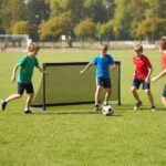 59" Portable Folding Soccer Goal (Size L, Black) - Heavy-Duty Metal Frame, Tear-Resistant PE Net - Image 7