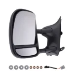 Left Side Mirror fit for Ford F-250 F-350 F-450 F-550 2008-2016 Black Chrome - Image 6
