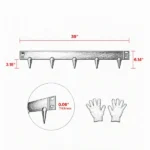 5-Pack Steel Landscape Edging (39" x 3"), Bendable Garden Border & Heavy Duty Lawn Edging for Flower Beds - Image 3