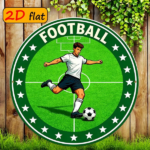 CIFbuy 1pc Retro Football Player Action Plaque, "" Retro Football Player Action Plaque, Player Action Plaque, 7.87x7.87in Soccer-Themed Aluminum Medal Sign TikTok, TikTok, temu emu Self-pickup LogiSiics - Image 3
