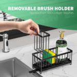 Kitchen Sink Rack Sponge Holder Soap Dish Drain Storage Organizer Brush Holder (US Logistics only For USPS.TK/TMEU only For self-pickup) - Image 5