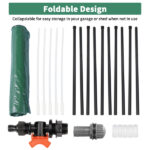 50 Gallon Folding Rain Barrel Water Collector Green - Image 8