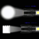 2 Pack USB Rechargeable Small LED Flashlights Camping Flashlight Work Light (US Logistics For USPS/DHL/Fedex/UPS. No designated logistics accepted TK/TMEU only For self-pickup - Image 4