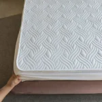 White Quilted Fitted Sheet, Fits Mattress Up to 15" Deep, 2/3-Piece Set, Queen - Image 6