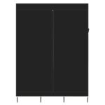 71" Portable Closet Wardrobe Clothes Rack Storage Organizer with Shelf Black - Image 12