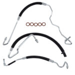 3pcs Power Steering Hose Set for Chevy Silverado GMC Sierra 2500 HD 3500 6.6L V8 Turbo DIESEL 2001-2006 15062625 15295841 15066553
