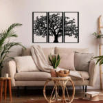 CIFbuy 3-Piece Tree of Life iron Wall Art, Boho Zen Decor for Living Room Bedroom, Spiritual Home Gift (TikTok, temu pick-up service) - Image 4