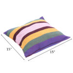 Distinctive Cotton Canvas Hanging Rope Chair with Pillows Rainbow - Image 14