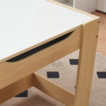 Children's Wooden Table And Chair Set With Two Storage Bags (One Table And Two Chairs) - Image 49