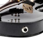 [Do Not Sell on Amazon] GV102 4/4 Solid Wood EQ Violin Case Bow Violin Strings Shoulder Rest Electronic Tuner Connecting Wire Cloth Black - Image 12