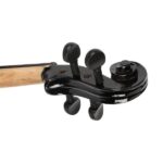 New 3/4 Acoustic Violin Case Bow Rosin Black - Image 8