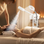 2 in 1 Facial Steamer with 3X Magnifying Lamp, Esthetician Steamer Professional Aromatherapy Humidifier Face Spa Mist Steam for Home Beauty Salon, Personal Skin Care Deep Cleaning - Image 13