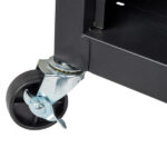 4 Drawstring Cabinet Steel Black Lock 330lb Instrument Cart Storage Room - Image 25
