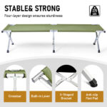 Same Code 67811012 RHB-03A Portable Folding Camping Cot with Carrying Bag Army Green - Image 2