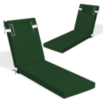 Outdoor Chaise Lounge Cushion, 72 in. x 21 in. x 3 in. Waterproof Fade-Resistant Patio Chair Pad for Pool Beach - Image 7