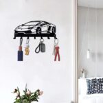 CIFbuy Alluring 1pc Metal Key Holder for Wall. The 7 - Hook, Black, Wall - Mounted Organizer is a Gorgeous Addition to Your Front Entryway. It Serves as a De(TikTok/temu self-pickup orders) - Image 9