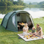 5-7 Person Inflatable Camping Tent with Screened Porch, Waterproof PU2000mm Family Cabin Tent for Outdoor Camping - Image 2
