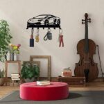 CIFbuy Alluring 1pc Metal Key Holder for Wall. The 7 - Hook, Black, Wall - Mounted Organizer is a Gorgeous Addition to Your Front Entryway. It Serves as a De(TikTok/temu self-pickup orders) - Image 26